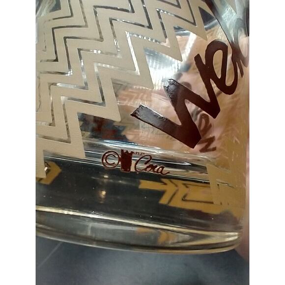 Vintage Cera "Welcome" Mid-Century Lowball Glasses – Set of 4 - Picture 3 of 7